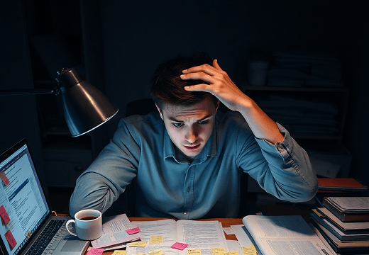 Stressed interview